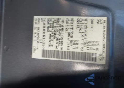 2009 Nissan Pathfinder S from USA, damaged, VIN 5N1AR18B89C616350